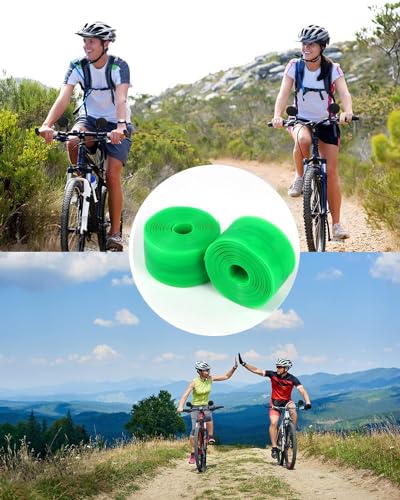 Bike Tire Liner, 2 Liners Bicycle Tire Liner to Prevent Flats, Stop The Thorns, Glass, Nails and Harp Debris from Penetrating Through and Puncturing The Tube