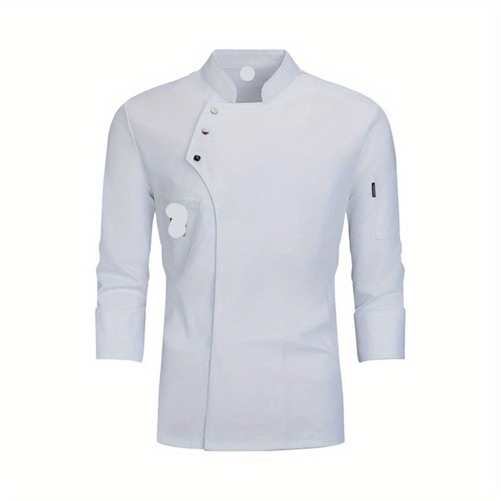 Divisa da Cuoco Abbigliamento da Cuoco Estivo da Uomo a Maniche Corte Traspirante for ristoranti, Hotel, Barbecue, Stile Sottile per Chef(Color4,XL)