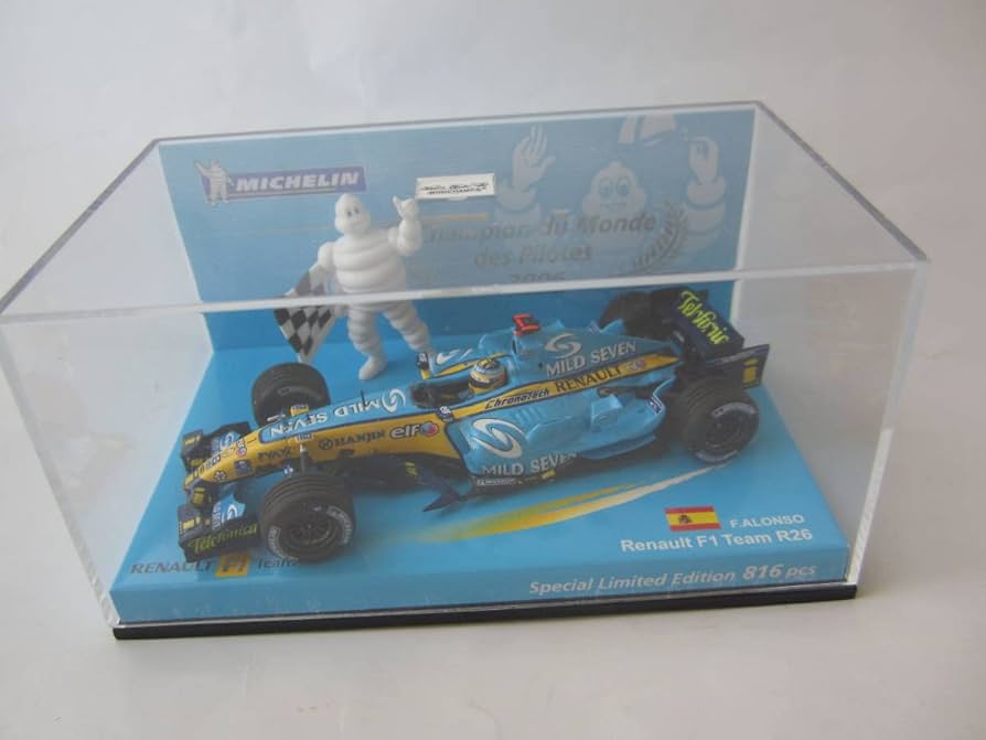 フェルナンド・アロンソ 直筆サイン入り1/43 Renault R26
