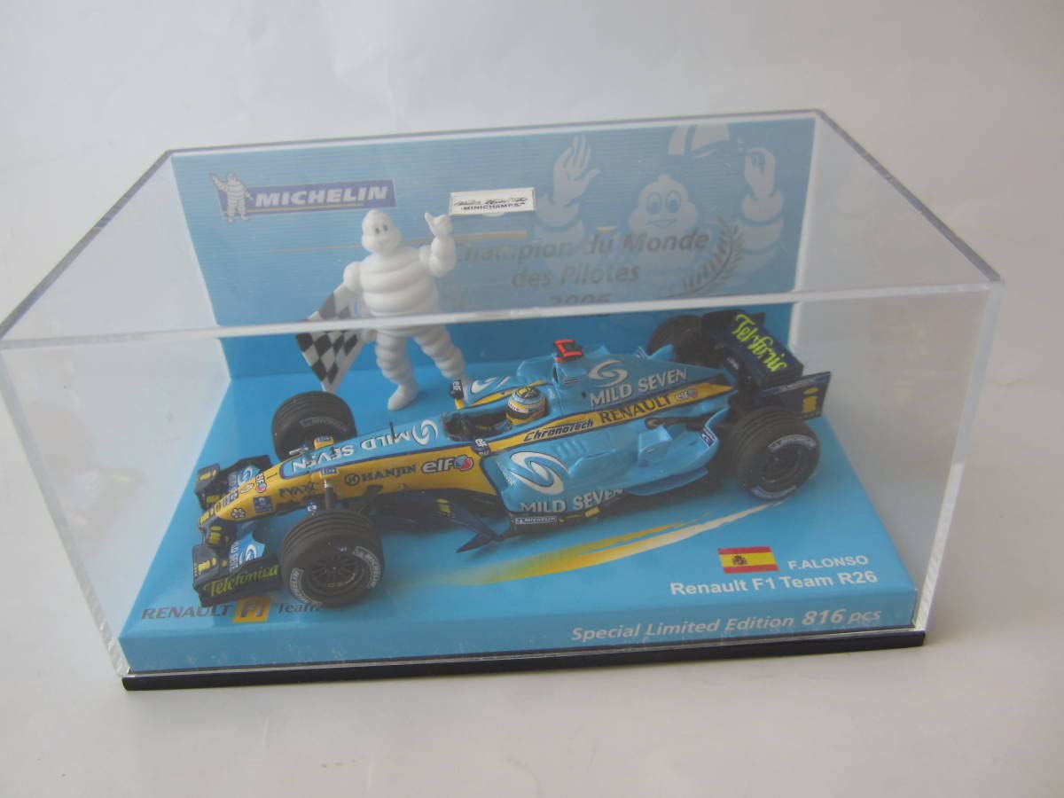 ミニチャンプスルノーR26 フェルナンド・アロンソ フランスGP1/43