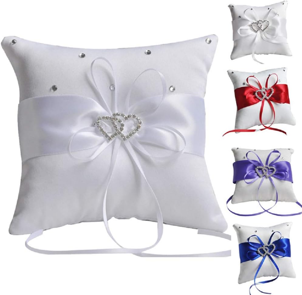 Ivory Ring Bearer Pillow Wedding Ring Pillow Lace Ring Cushion Wedding Pillows