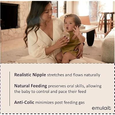 Emulait Classic Glass Baby Bottle, Shape 4, Color Deep & Dishwasher Basket Bundle