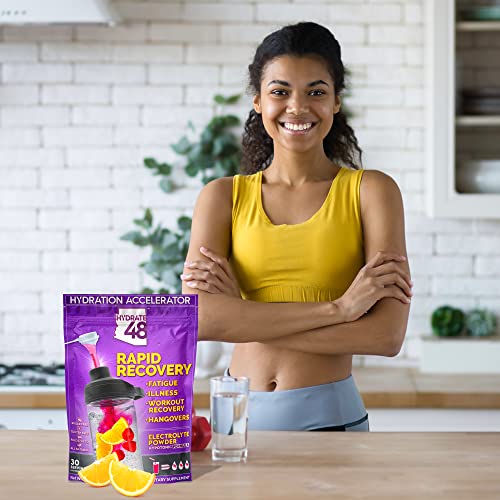Wellgenix Hydrate48 - Electrolyte Powder With No Sugar (30 Servings) - Keto Electrolytes Powder - Hydration Powder - Raspberry Lemonade Flavor #TOP7