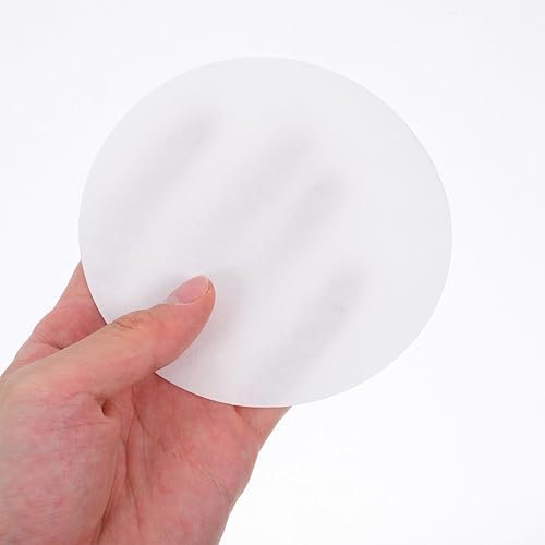 Miniatura 42 de Papel de filtro cualitativo, papel de filtro de laboratorio redondo de 2.8 in, papel de filtro de embudo de prueba de análisis químico de flujo