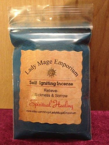 Spiritual Healing Self-Igniting Powder Incense - Peace & Harmony - Wicca Voodoo Hoodoo Santeria Pagan Smudge