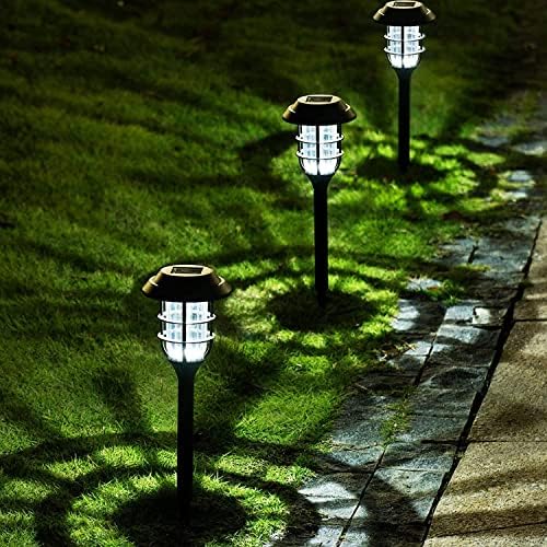 SOLPEX Solar Lights for Outside, Solar Outdoor Lights 8 Pack, Up to 10 Hrs Auto On/Off Garden Lights Waterproof, Solar Powered Landscape Lighting for Yard, Garden, Walkway-(Cold White) thumbnail 9
