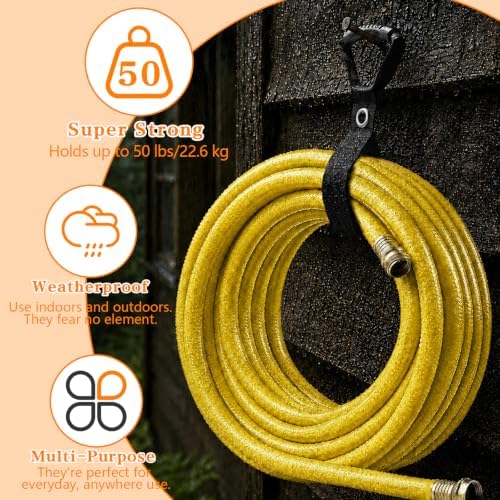 Swingers Extension Cord Holder, 17" Heavy-Duty Storage Straps with 6 Pack - 3