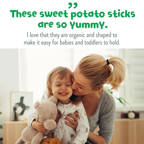 Image of Little Bellies Organic Sweet Potato Pick-Me Sticks Baby Snack (0.56 oz Individual Packs) (Pack of 40)