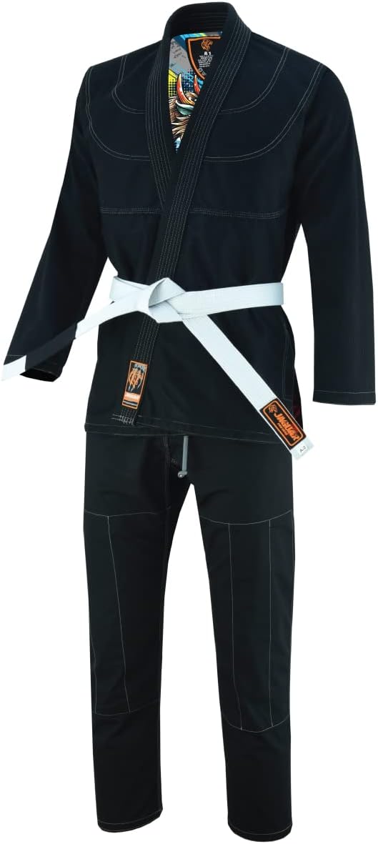Jaguar Pro Gear – Battlefield Dragon Inner Sublimated Pro Brazilian Jiu Jitsu BJJ Kimono Gi Uniform Unisex -Belt Included