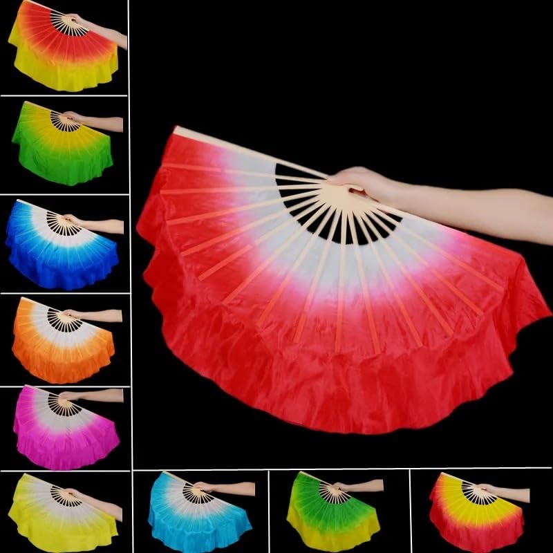 Velos de abanico de danza del vientre para niñas, ideal para festivales de fin de curso 2