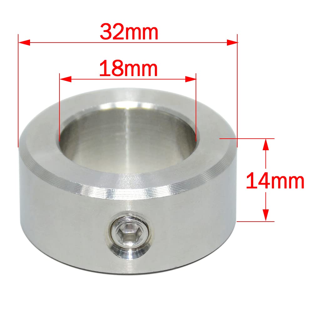 Ruland SP-16-A Two-Piece Clamping Shaft Collar, Aluminum, 1.000