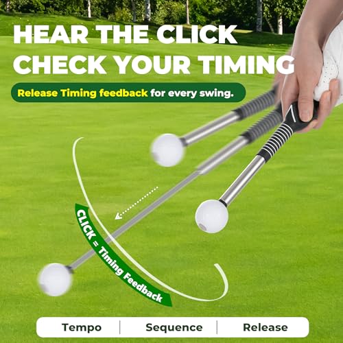 FODESAN Retractable Golf Swing Trainer