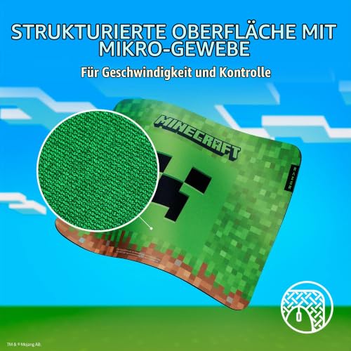 Razer Gigantus V2 Stoff-Gaming-Mauspad (mittelgroß): Strukturierte MicroWeave-Stoffoberfläche, Dicker, hochdichter Gummischaum… – Ansicht 4