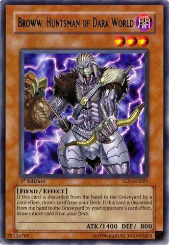 Yu-Gi-Oh! - Broww, Cazador del Mundo Oscuro (EEN-EN021) - Energía Elemental - 1 Edición - Raro