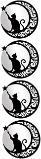 BESPORTBLE 4 Pçs Espelho De Adesivo De Parede Espelho Guarnição Decalques De Janela Decoração Para Casa E Estrelas Mural Adesivo De Parede Acrílico 3D Adesivos De Espelho Acrílico