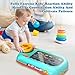 Meuytrg Car Racing Adventure Toy with Steering Wheel, Racing Adventure Car Steering Wheel Driving Games for Age 3+ Year Old with Musical, for Boys and Girls Interactive Educational Birthday Gift