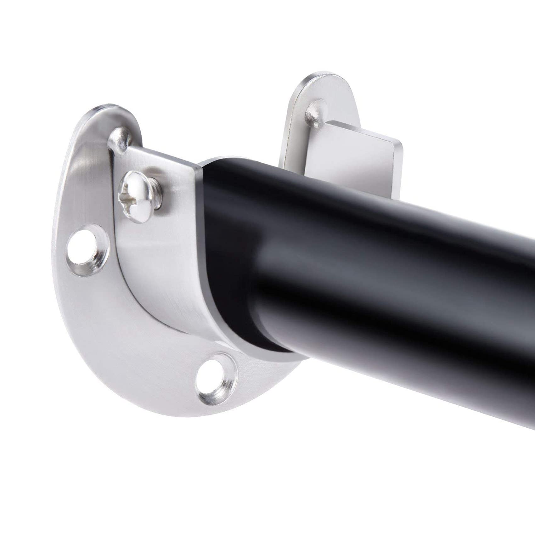 12x Edelstahl-Schrankstangenhalter – U-förmig & Robust Für Bis Zu 100 Kg, Inkl. Schrauben & Dübel
