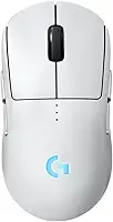 Mouse Gamer Sem Fio Logitech G PRO 2 LIGHTSPEED para Destros ou Canhotos, 4 Botões Programáveis e Removíveis, Sensor Hero 2 44K DPI, Carregamento USB-C, PC/Mac - Branco