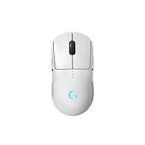 Logitech G PRO 2 LIGHTSPEED mouse da gaming wireless per destrimani o mancini, fino 4 pulsanti laterali magnetici personalizzabili e commutabili, sensore da 44.000 DPI, ricarica USB-C, PC, Mac – Bianco
