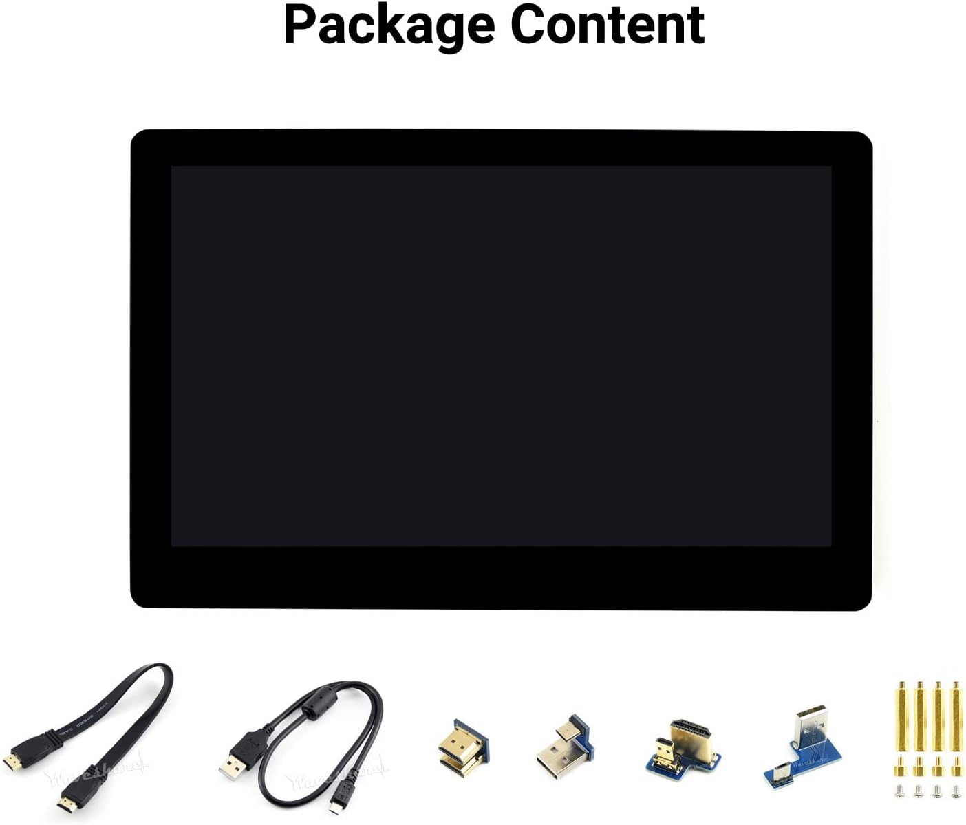 Waveshare 5inch HDMI AMOLED Display 960x544 Resolution Capacitive Touch Screen with Toughened Glass Cover Supports Raspberry Pi 4/PC/Jetson Nano - Image 3