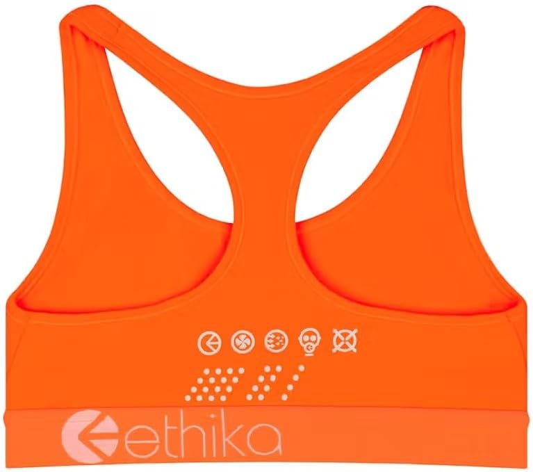 Ethika Girl's Sports Bra Stretch with Removable Pads for Active Play (Subzero)
