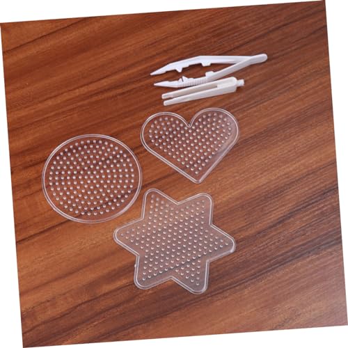 ifundom 42 Peças mini pegboards de contas derretidas ferramenta de contas de artesanato para criança