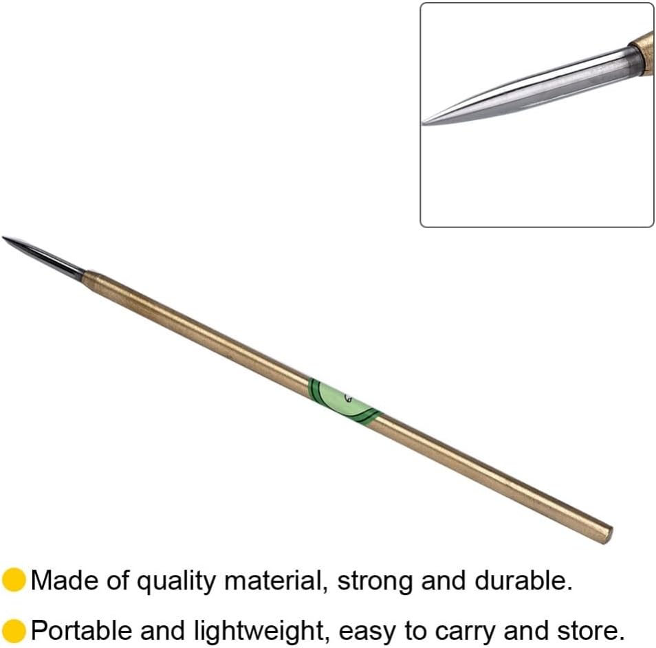 MOPFOL 3mm Tungsten Steel Burnisher Professional Metal Polisher Polishing Tool for Jewelry Making Gold Silver