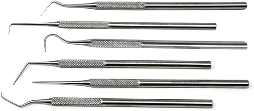 Herramienta profesional de raspador de sarro dental, púas orales para eliminar el cálculo de los dientes, removedor de placas, raspador de dientes