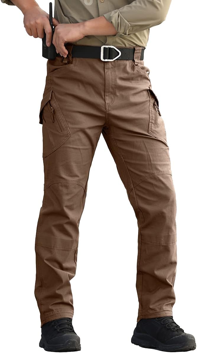 NAVEKULL Men's Military Cargo Tactical Pants Ripstop Lightweight Cotton Stretch Combat Outdoor Hiking Pants - Image 2