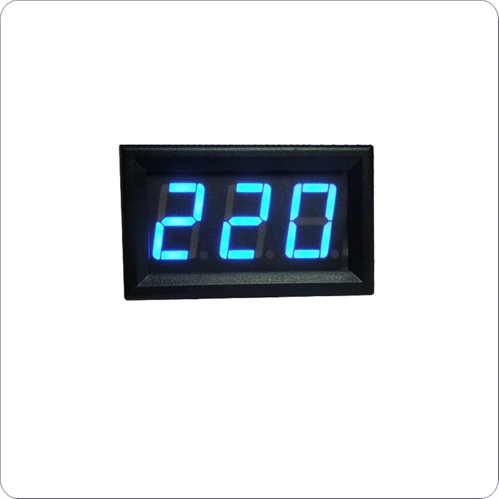 Testeur indicateur voltmètre numérique LED pour tableau électrique - 7