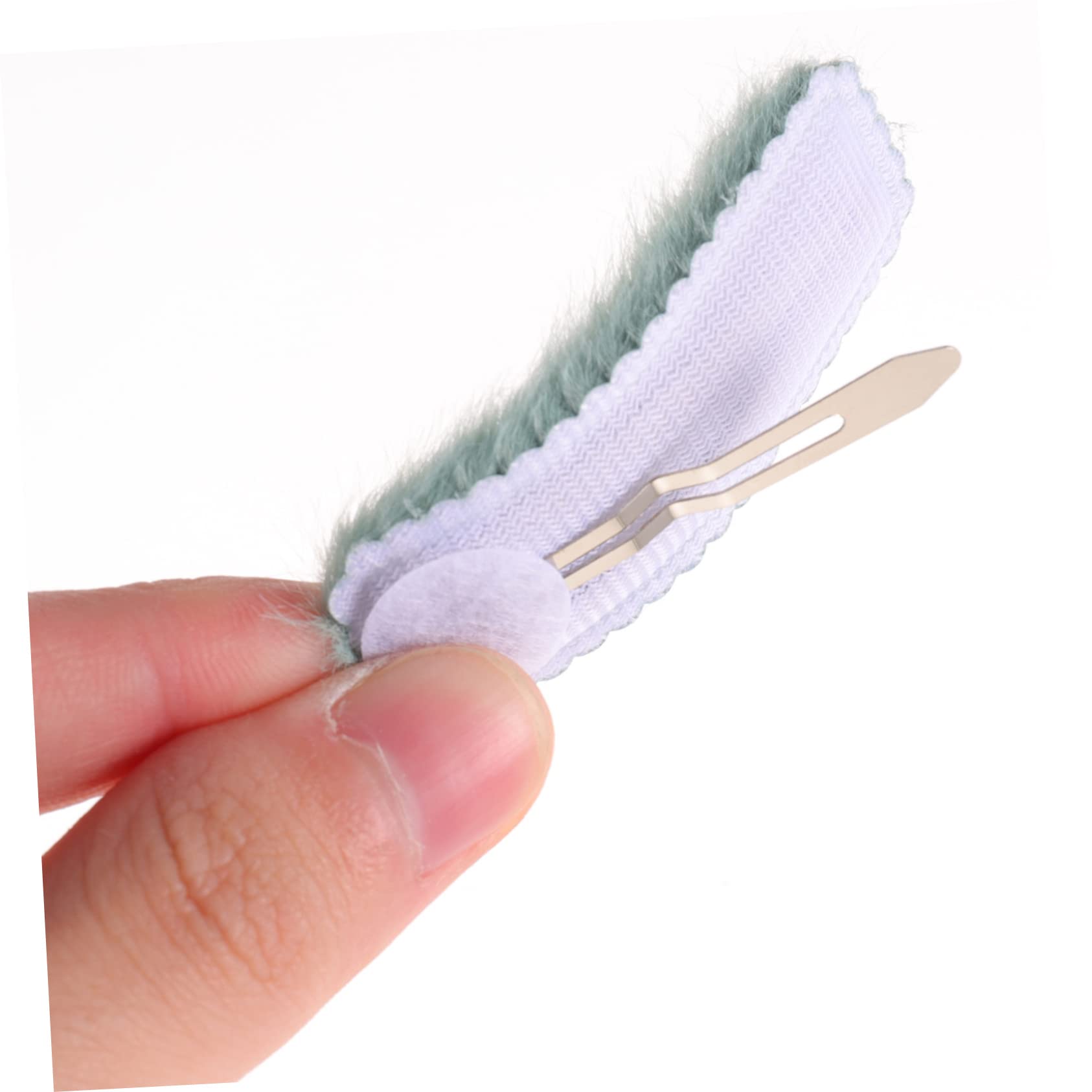 Housoutil 48 Piezas Pasadores cuadrados mullidos accesorios para el cabello de niñas pinzas para el cabello pequeñas pinza de pelo flequillo pinzas para el cabello para niñas