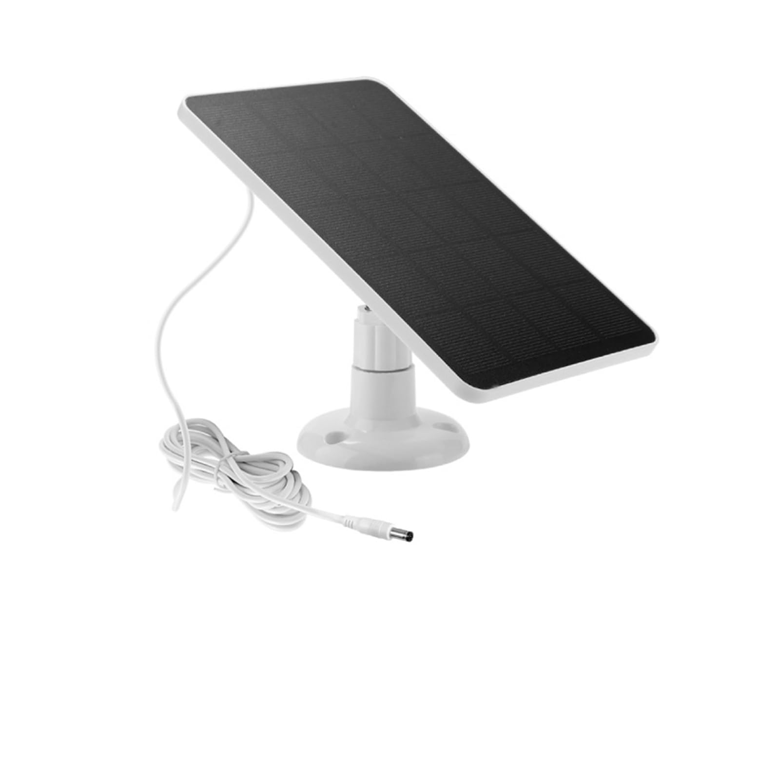 Panneaux solaires portables 10W 5V avec double sortie USB et DC5521 blanche