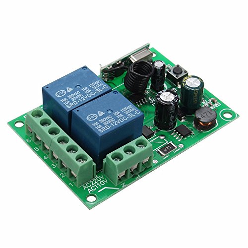 Generic Sunnyskar 2 Ch 371 Relay 373 272te Control Switch AC 110V Heterodyne Receiver 315MHz/433MHz - (Color: 315MHZ)