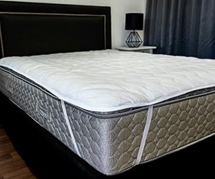 Rajasthan Crafts Microfiber 240 TC King Mattress Protector (72 x 78 inch, White) (RC-MP-010-A)