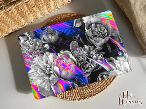 Image of NoWorries 14inch /15.6inch Laptop Skin ''Customizable'' Easy to Apply Gray Back Skin for All Laptops (Theme - Graffiti) (Scratch & Dustproop) Gray Back Material Bubble Free Laptop Skins