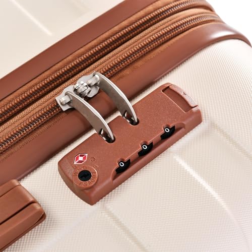 Luggage 3 Piece Set, Model Expandable ABS Hardshell 3pcs Clearance Luggage, Wheel Suitcase with TSA Lock, Luggage Sets, Hardside Lightweight Durable Suitcase sets3