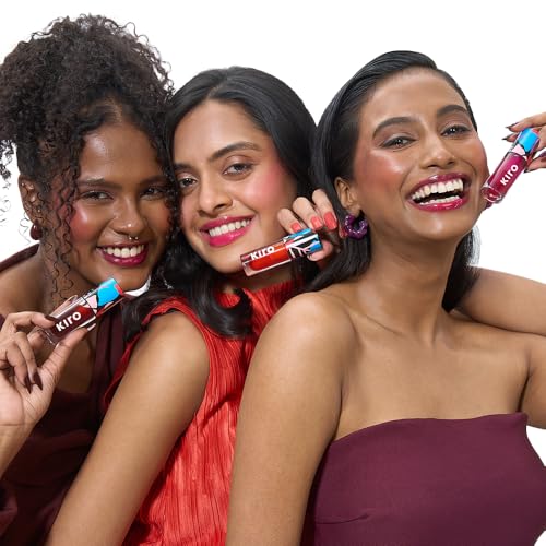 Image of Kiro PH-Play Color Changing Lip & Cheek Oil - Tangerine Tango, 5.5ml | Hydrating, Skin Brightening, Reduce Fine Lines | Non-Sticky, Non Greasy | Skin Care Infused with Moringa, Rosehip & Avocado Oils