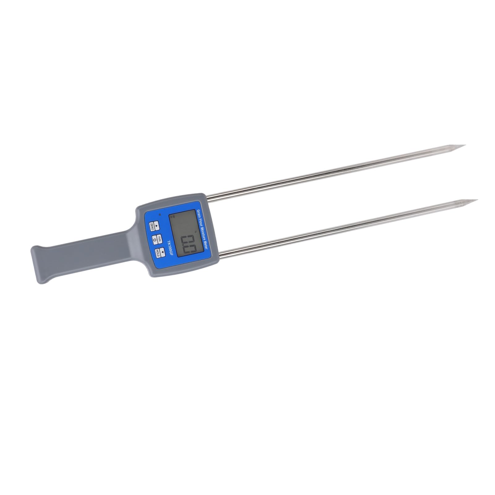 Misuratore di umidità digitale per cereali, tester multifunzione preciso per grano, riso, mais, con display LCD, 45,7 x 7,5 x 3,3 cm