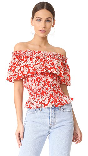 Preisvergleich Produktbild Rebecca Taylor Os Cherry Blsm Damen Top - Rot - 32