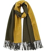 Warm Cashmere Plaid Scarf for Women Winter Shawl and Wraps Infinity Scarves