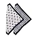 Bacati Tribal Navy Buck/Triangles Muslin 2 Piece Security Blankets with Sateen Trim