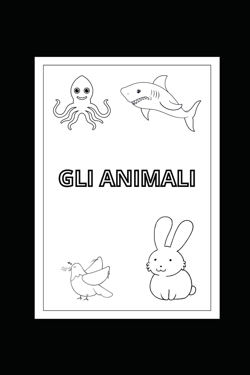 GLI ANIMALI (Imparando colorando)
