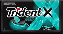 Chiclete Trident Fresh Herbal 8g com 5 Unidades