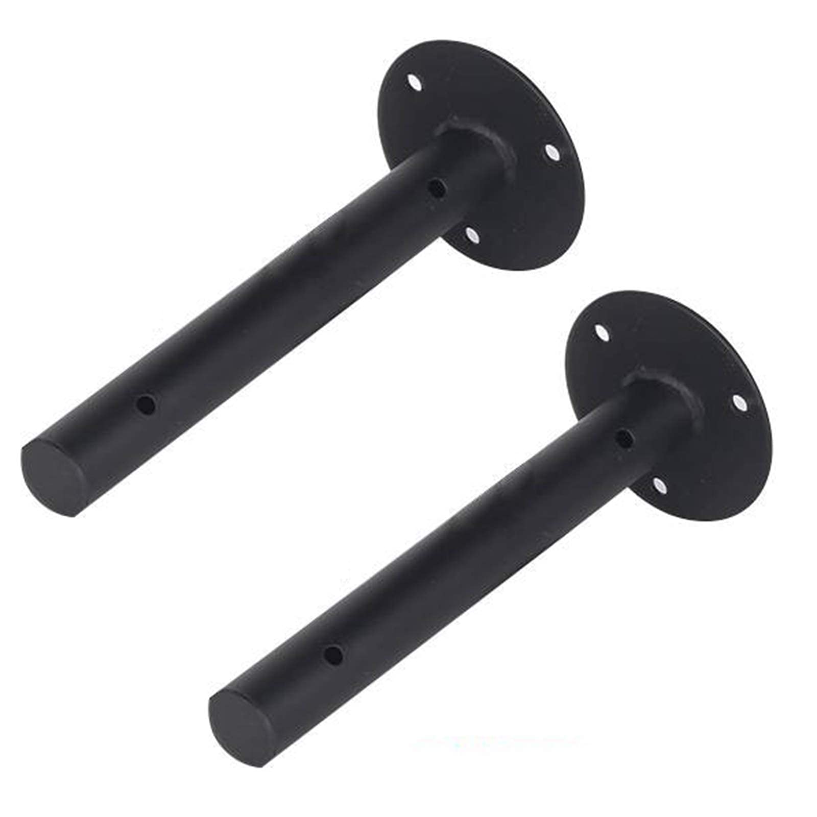 Supports d'étagère muraux fixes aveugles pour rangement bois et métal 4X