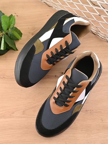 Image of Centrino Men's Sneakers | Cushioned Insole Comfortable Shoes | Trendy & Stylish Modern Sneakers | Durable Lightweight Sole Casual Walking Footwear (8180)