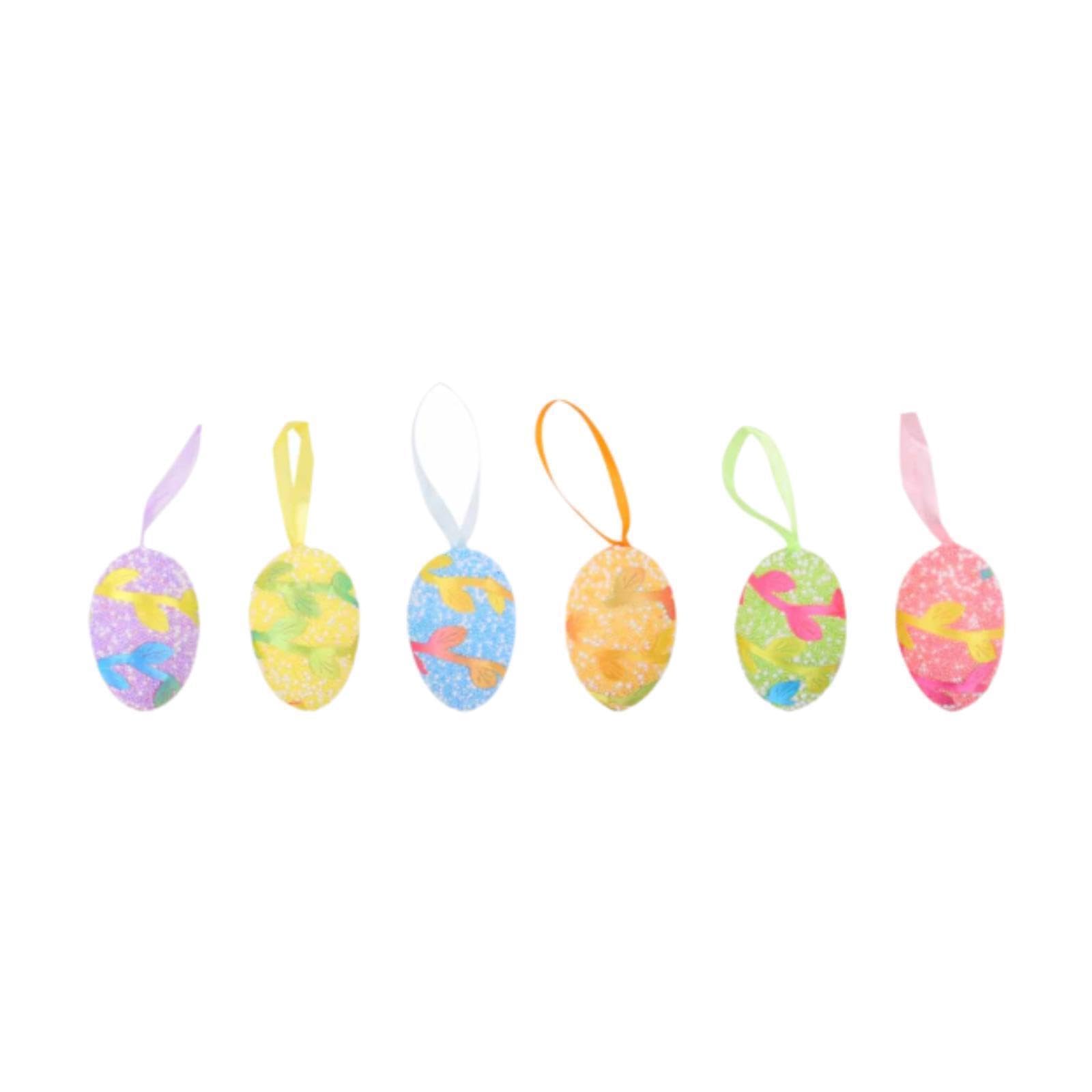YIXANNX Charming Foam Easter Eggs Infuse Space With Joy While Filling Baskets Adorning Festive Atmosphere During Easter Decorative Hanging Pendants Holiday, Colorful Vines