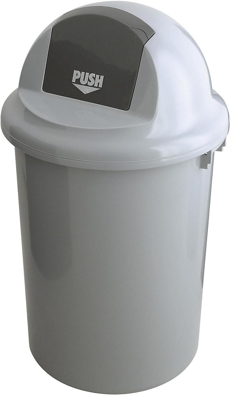 Waste collector with hinged lid ,capacity 90 l