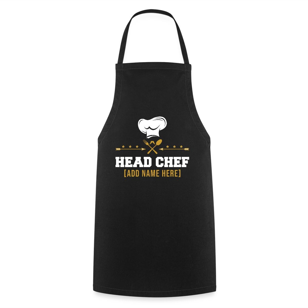 Spreadshirt Custom Cooking Apron Head Chef With Name Apron