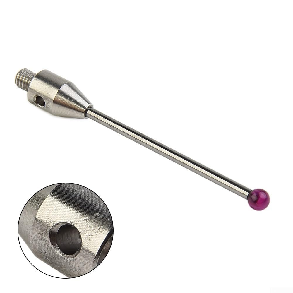 Stylet à sonde tactile fiable avec une boule en rubis robuste et un filetage de 4 mm de taille pratique pour les applications CMM