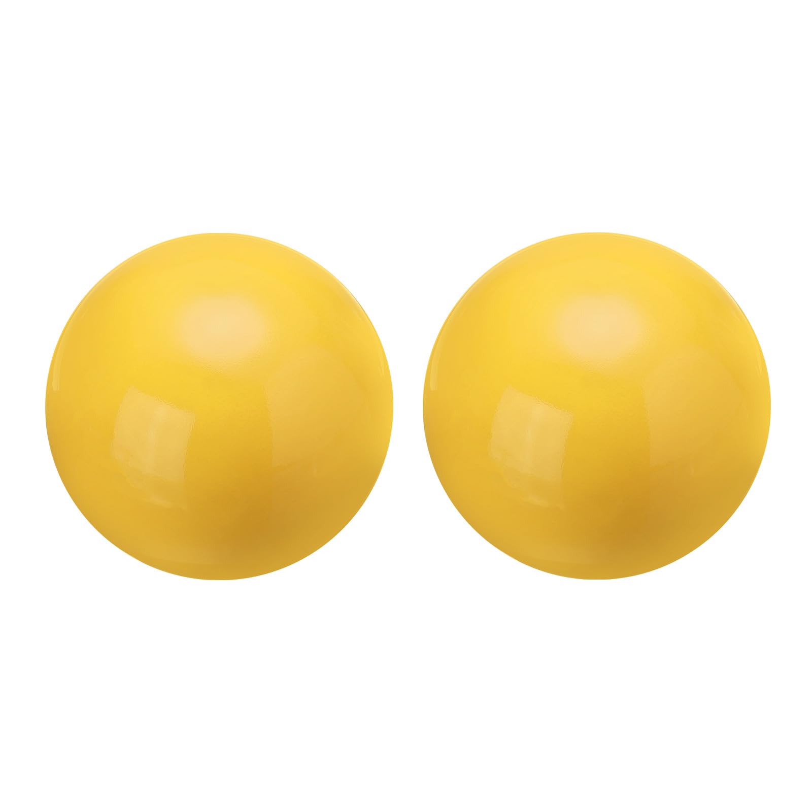 uxcell 2 Pcs Gazing Globe Decor Ball 2.5 Inch 63mm Reflective Garden Sphere Hollow Ball, Seamless Stainless Steel Gazing Ball, Smooth Mirror Globe for Garden Home Decor, Bright Yellow-image-13